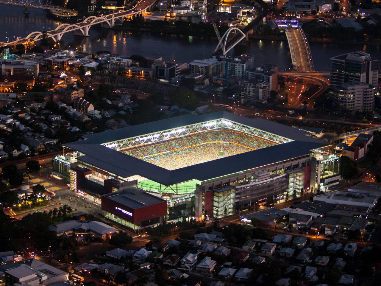 Aerial of Suncorp Stadium