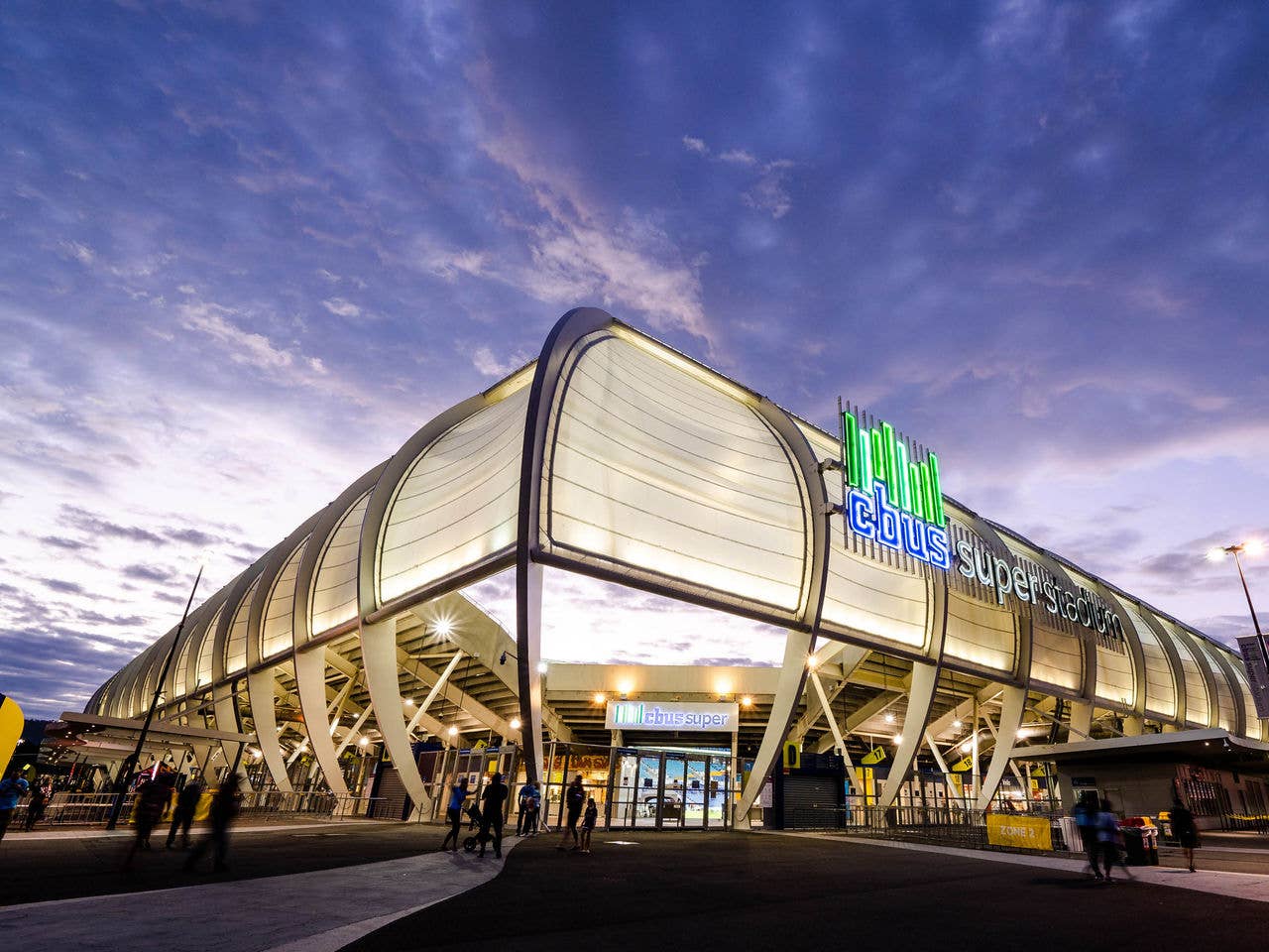 Cbus Super Stadium front of venue